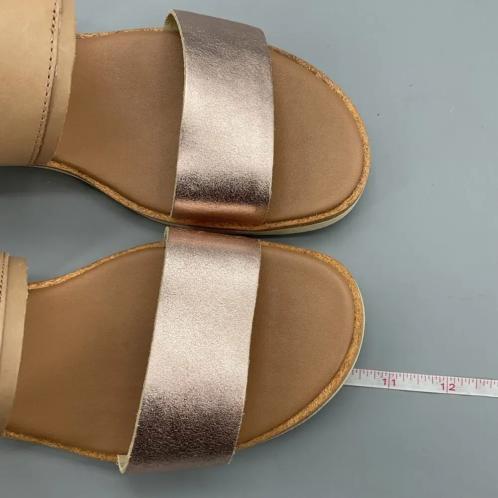 NEW Sorel Women’s Ella III Slingback Sandals Honest Beige Size 9.5